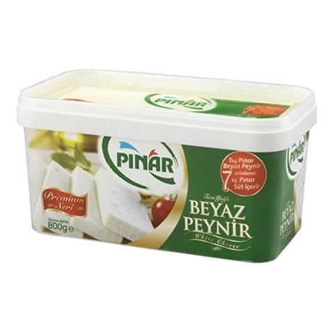 Pinar White Cheese Green Plastic Container 800G