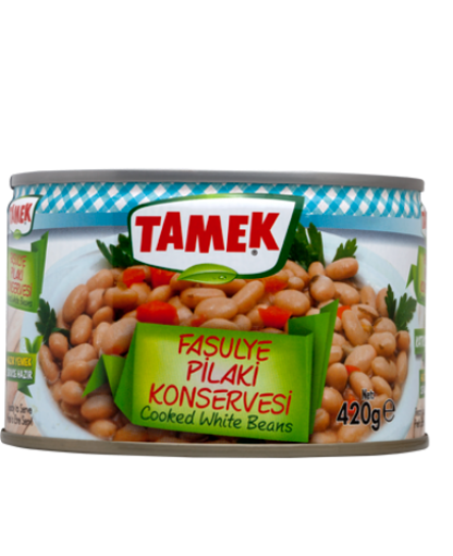Tamek Cooked White Beans 420G