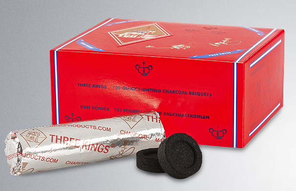 Three Kings Charcoal Box 33Mm