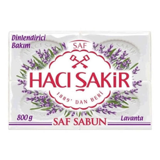 Haci Sakir Traditional Bath Soap W/Lavender 4Pk 600G
