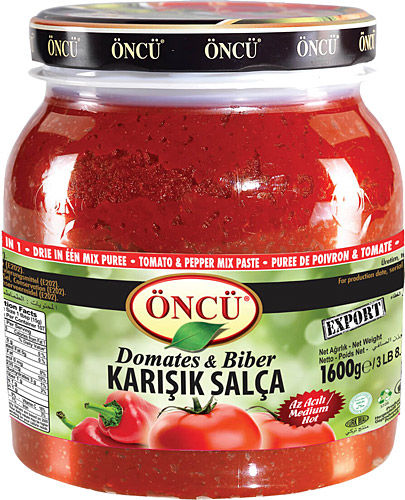 Oncu Tomato & Pepper Mix Paste 1650G