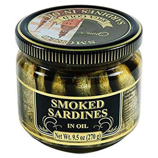 Riga Gold Smoked Sardines In Oil 270G
