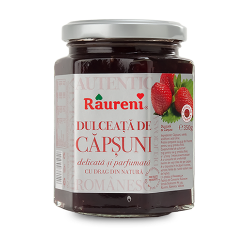 Raureni Dulceata De Capsuni (Strawberry Preserve) 270G