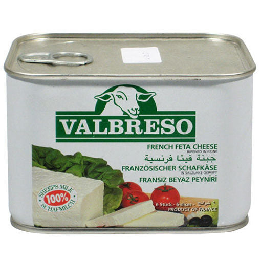 Valbreso French Feta Cheese - 600G Net Drained Weight