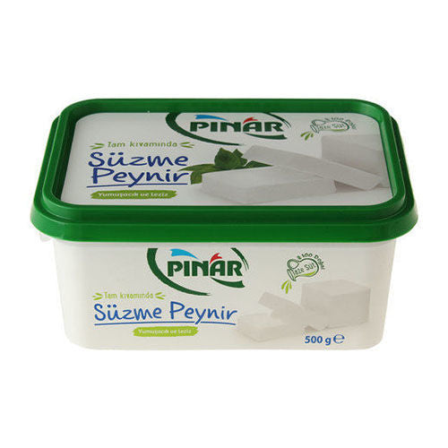 Pinar Double Cream White Cheese (Suzme Peynir) - 750 G Net Drained Weight
