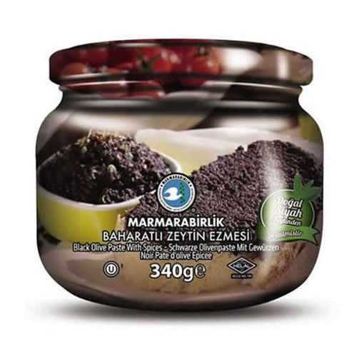 Marmarabirlik Black Olive Paste W/Spice 340G