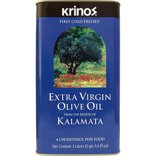 Krinos Extra Virgin Olive Oil Kalamata 5.4 Fl Oz. (3 Liters)