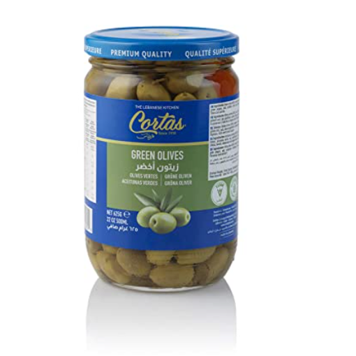 Cortas Green Olives 625G