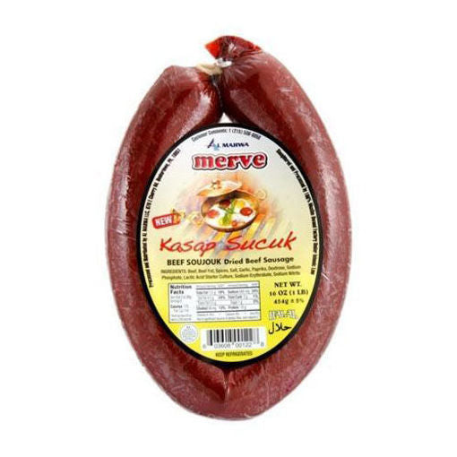 Merve Butcher Style Mild Beef Sausage (Kasap Sucuk) 454G