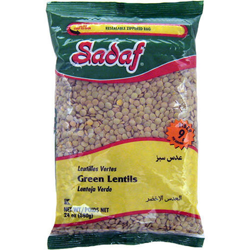 Sadaf Green Lentils 680G