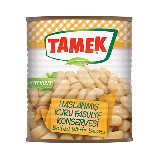 Tamek Boiled White Beans 800G