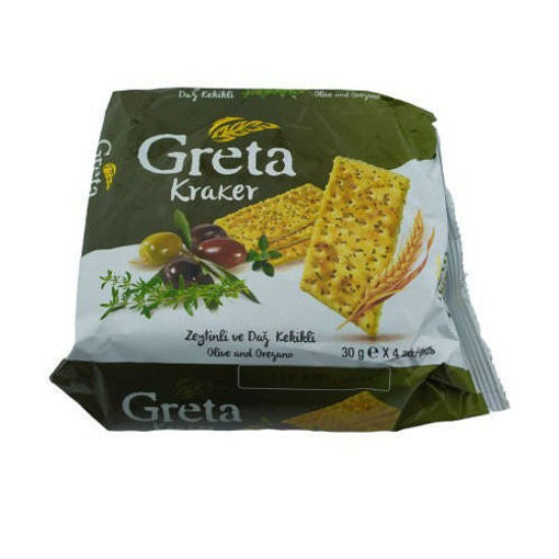 Greta Crackers W/Olive Oil & Oregano 120G