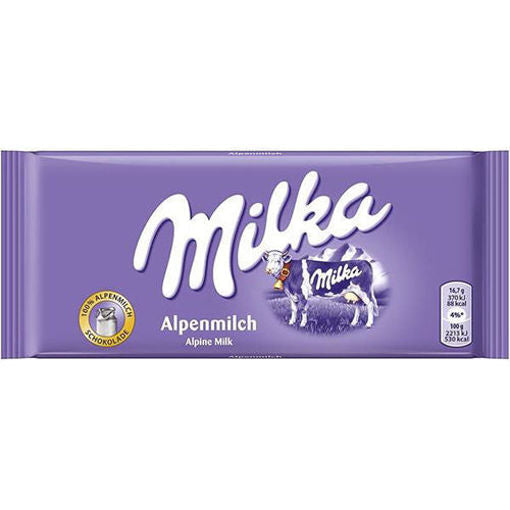Milka Alpenmilch Milk Chocolate 100G