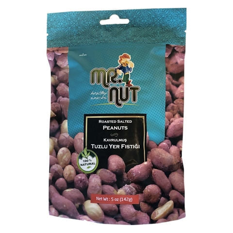 Mr.Nut Roasted Salted Peanuts 142G