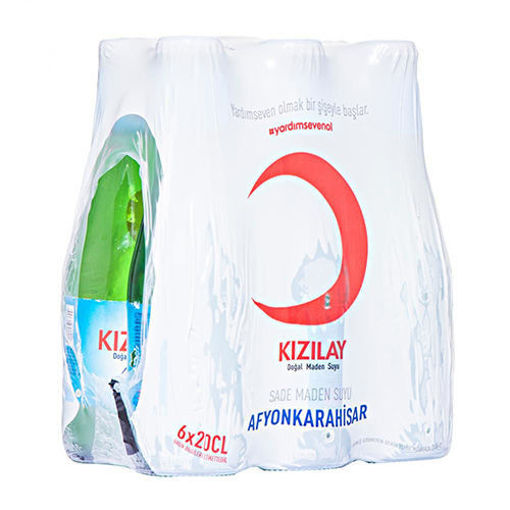 Kizilay Natural Mineral Water 6 X 200 Ml
