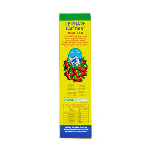 Harissa Du Cap Bon - Hot Pepper Sauce In Tube 70G