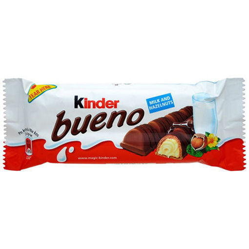 Kinder Bueno Milk & Hazelnut Chocolate Bar 43G