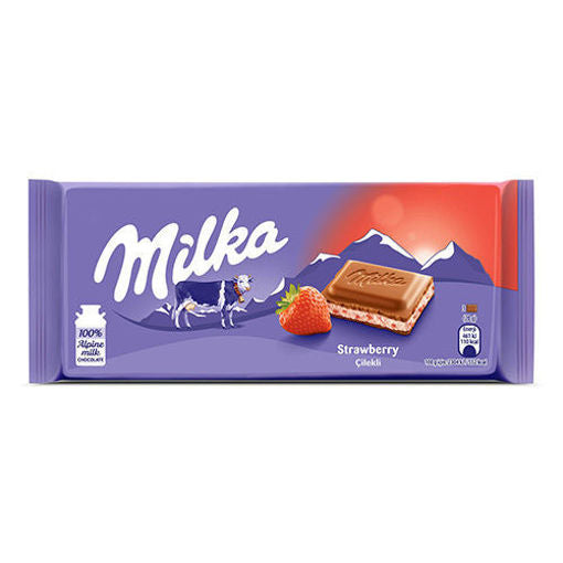 Milka Strawberry Yogurt Chocolate 100G