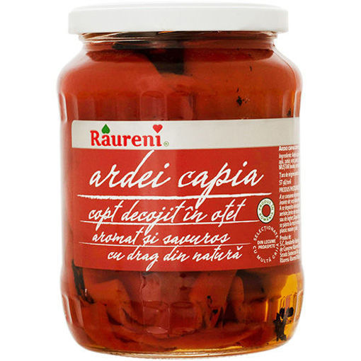 Raureni Ardei Capia (Red Peppers In Vinegar) 700G
