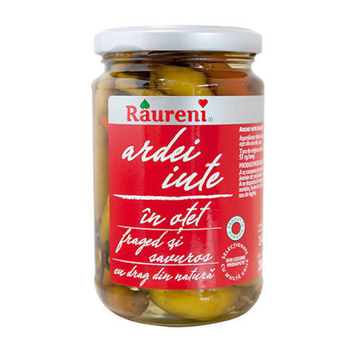 Raureni Ardei Iute (Hot Peppers In Vinegar) 280G