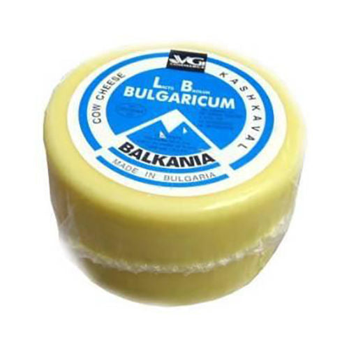 Vg Bulgarian Cow'S Milk Kaskhaval Cheese Blue Label 1-1.1 Lb