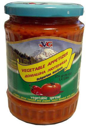 Vg Luteniza Vegetable Appetizer Spread 550G