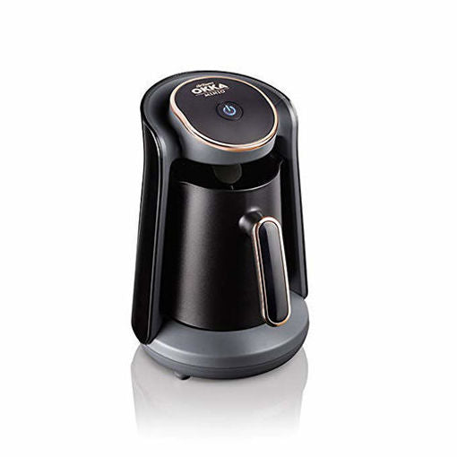 Arzum Okka Minio Automatic Turkish Coffee Machine, Usa 120V Ul, Black/Gold