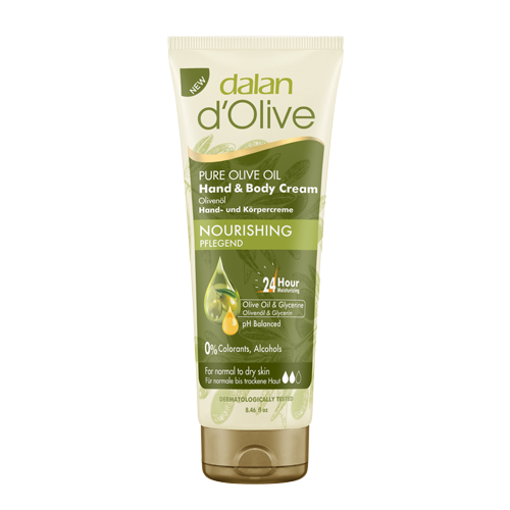 Dalan D'Olive Pure Olive Oil Hand&Body Creme 250Ml