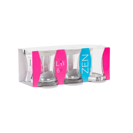 Lav Zen Tea Glass 6Pc