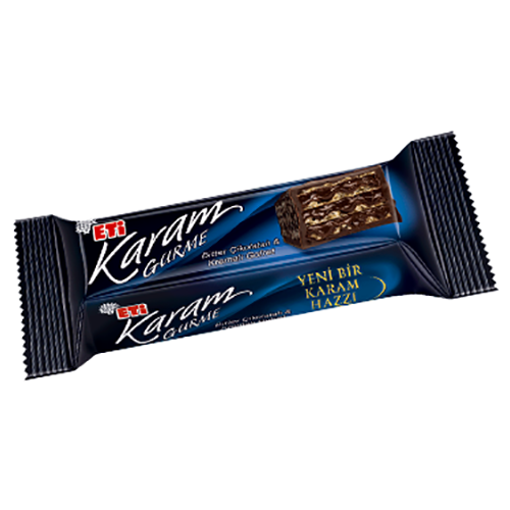 Eti Karam Gurme Wafer W/Bitter Chocolate 50G