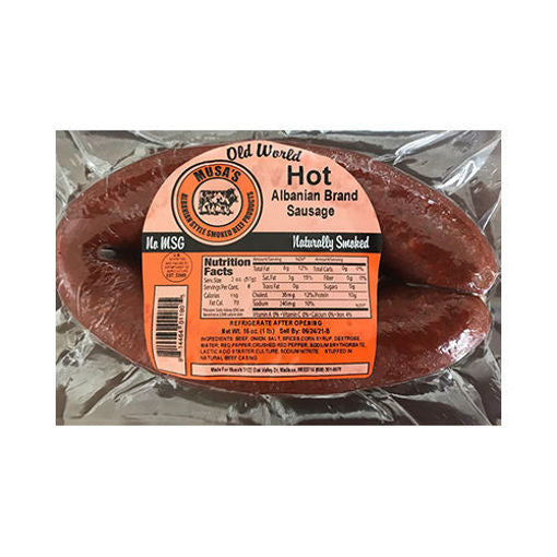 Musa'S Hot Albanian Brand Sucuk 454G