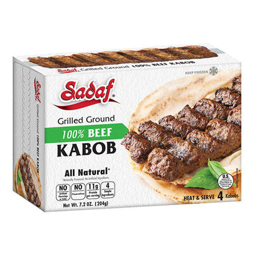Sadaf Grilled Ground %100 Beef Kabob 204G