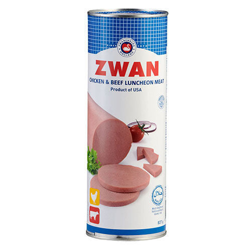 Zwan Chicken & Beef Luncheon Meat 837G