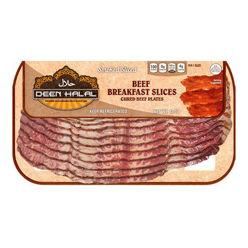 Deen Halal Beef Breakfast Slices 1B