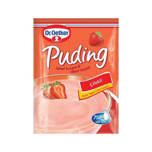 Dr. Oetker Cilekli Puding (Strawberry Pudding) 125G