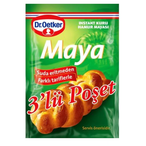 Dr. Oetker Dry Instant Dough Yeast (Kuru Maya) 3X10G
