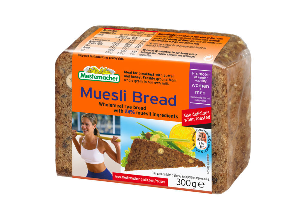 Mestemacher Organic Muesli Bread 300G