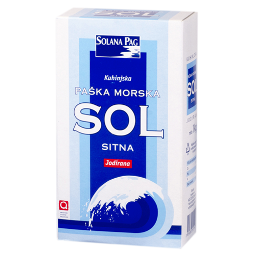 Solana Pag Parska Molska Sol ''Sitna'' - Salt 1Kg