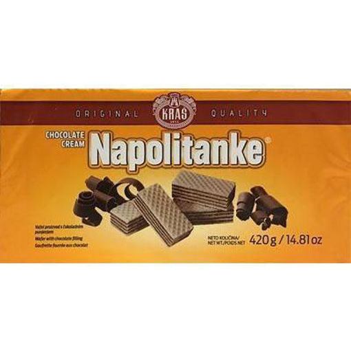 Kras Wafers Napolitanke Chocolate Cream Filled 420G