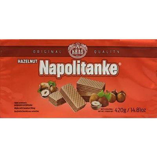 Kras Wafers Napolitanke Hazelnut Filled 327G