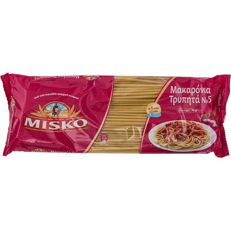 Misko Sphagetti #5 (Long Thin Tube Pasta) 500G