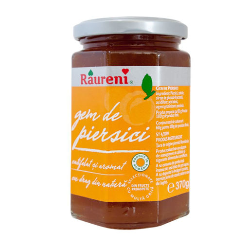 Raureni Gem De Piersici (Peach Jam)  370G