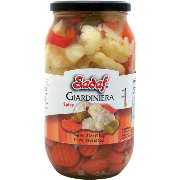 Sadaf Giardiniera | Spicy 32Oz