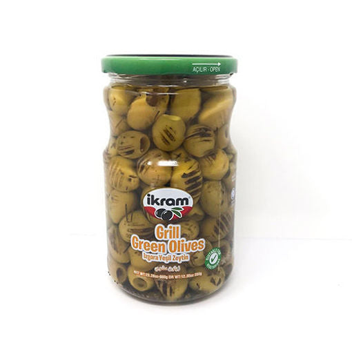 Ikram Grilled Green Olives 660G