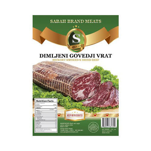 Smoked   Beef ( Govedji Suvi Vrat) Approx 1.00Lb ∼ 1.10Lb