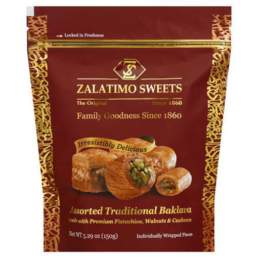 Zalatimo Sweets Assorted Traditional Baklava 150G