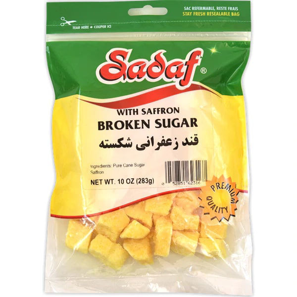 Sadaf Broken Sugar With Saffron 283G
