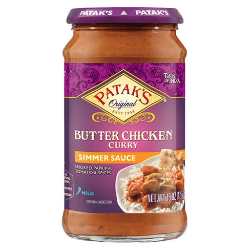Patak'S Butter Chicken Curry Simmer Sauce 283G
