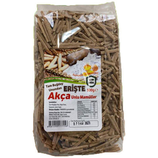 Mevlana Tam Bugday Eriste (Whole Wheat Handmade Vermicelli) 500G