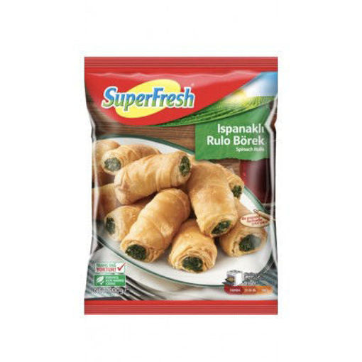 Superfresh Mini Roll Borek W Spinach 500Gr (Frozen)